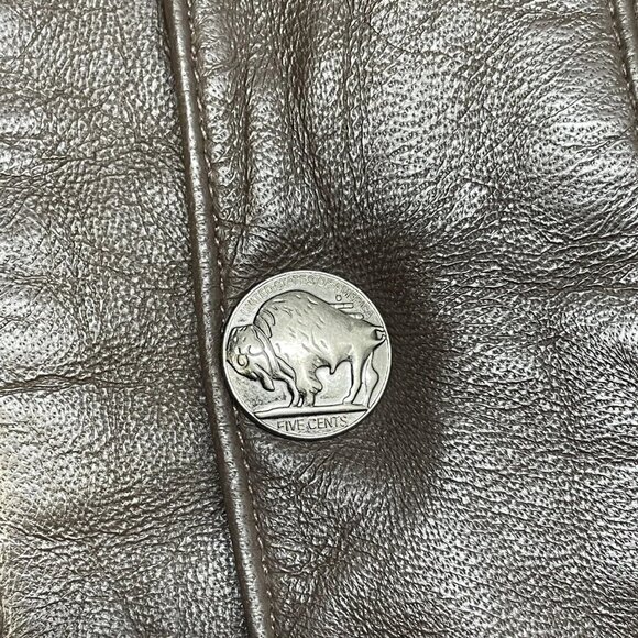 Milwaukee Men's Western‑Style V‑Neck Motorcycle Rider Vest – Brown – Size L - Picture 5 of 7